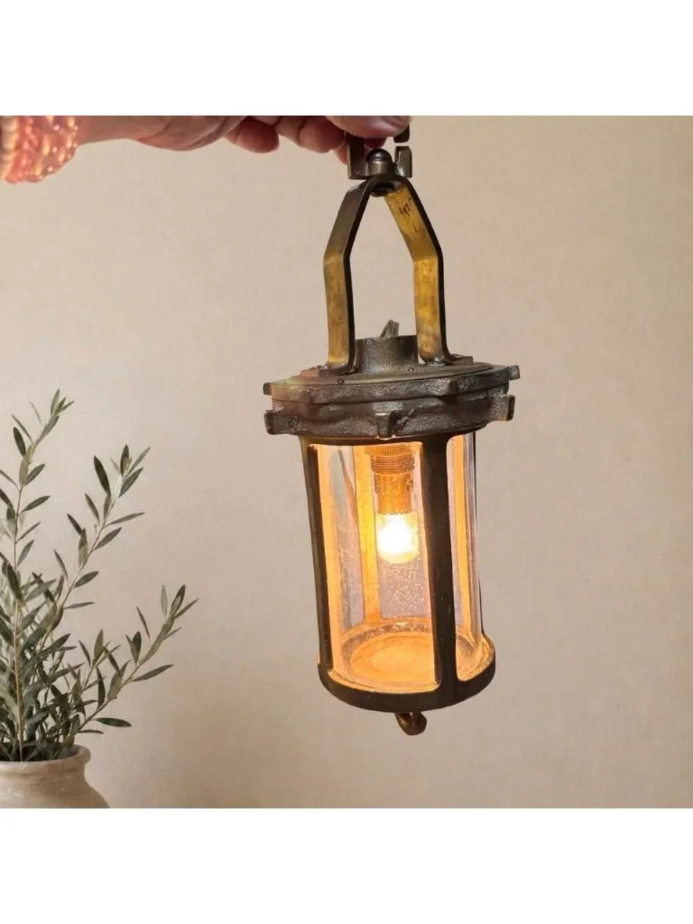 WWII Royal Navy Convoy Lantern Best & Lloyd 1941 PATT 16042 Brass Ship Light